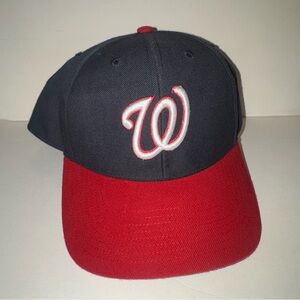 Red and Black Baseball Cap with W Logo